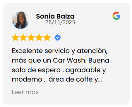 ¡Transforma tu auto por dentro como si fuera nuevo! Imagina entrar a tu vehículo y sentir que acabas de sacarlo del concesionario. Nuestro servicio de detallado interior no solo limpia, ¡revitaliza cada rincón! Desde los asientos hasta las alfombras, pasamos cada centímetro por un proceso profundo de limpieza y renovación. ¿El resultado? Un interior que se siente tan limpio que no querrás salir del coche. Perfecto para esos viajes largos o simplemente para darle a tu coche el cariño que merece.